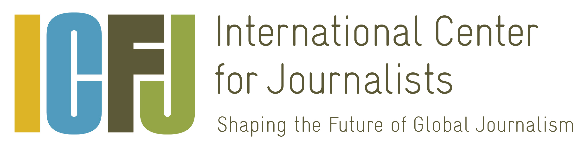 ICFJ logo tagline 2016 CMYK
