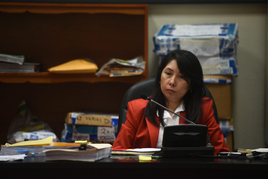 Erika Aifán funge como jueza de Alto Riesgo en la Sala D. Esta ha conocido varios de los casos de alto impacto de la CICIG. (Foto: Oliver de Ros)