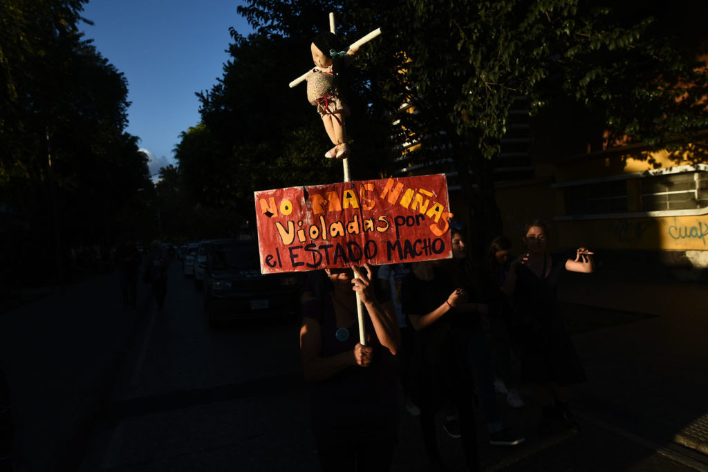 Marcha a favor del aborto en Guatemala. Foto: Oliver de Ros.