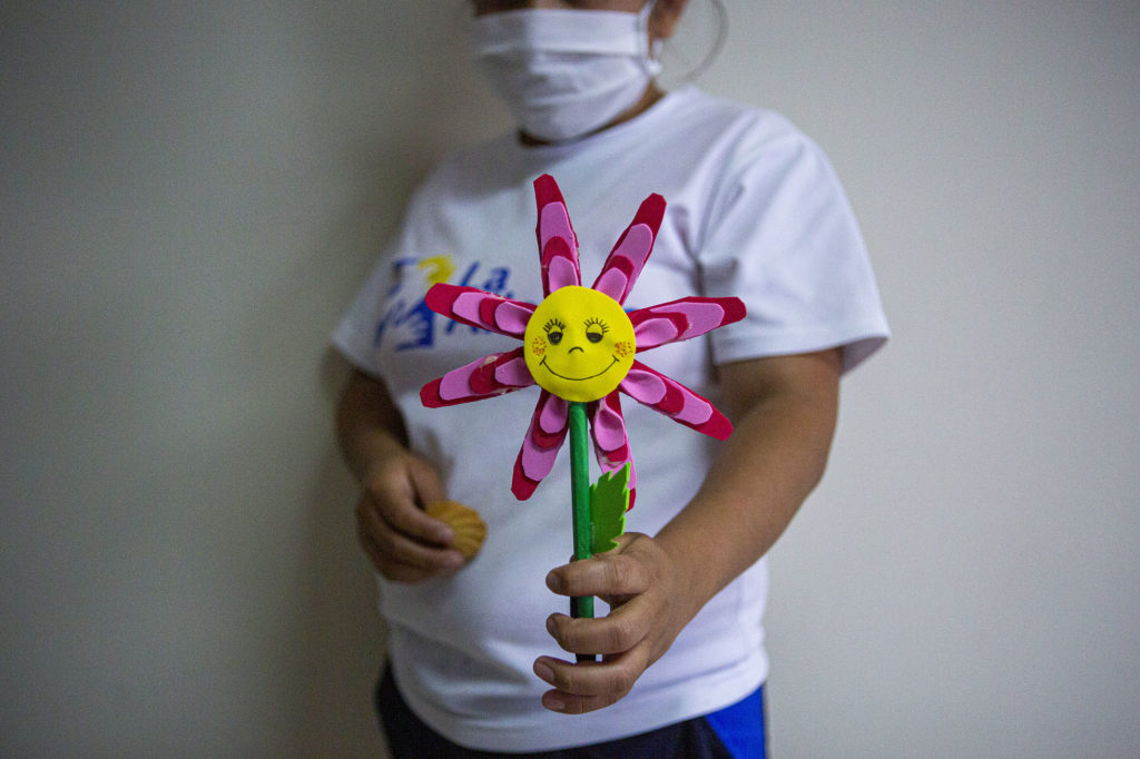 niña embarazada en Casa Alianza en Ciudad de Guatemala. Foto: Oliver de Ros