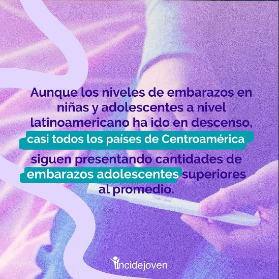 Los embarazos adolescentes amenazan la salud de las adolescentes. Imagen: Incide Joven.