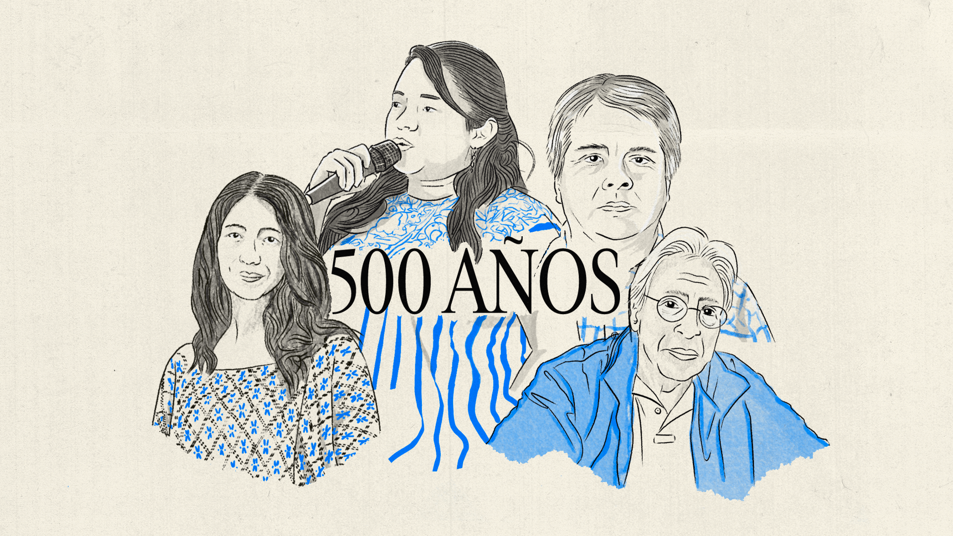 Ilustración especial 500 años. Por Diego Orellana