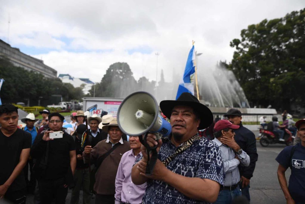 Daniel Pascual fue nombrado por un grupo de 22 organizaciones campesinas como representante en el Consejo Directivo del Fondo de Tierras. Foto: Edwin Bercián