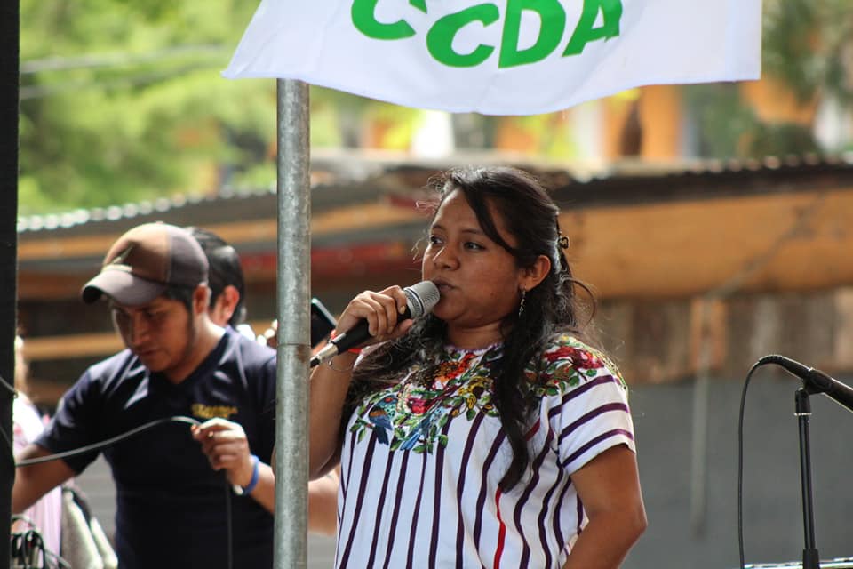 Neydi Juracán, miembro del CCDA y del consejo directivo de Fontierras. Foto: Cortesía