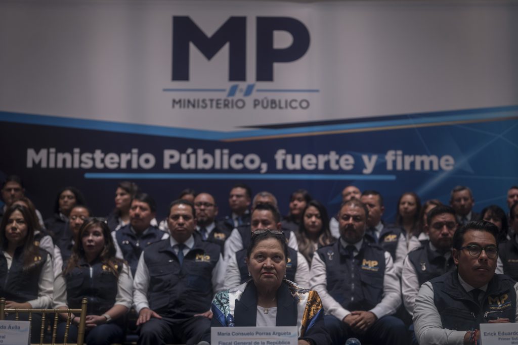 Consuelo Porras en el Ministerio Público. Foto: Edwin Bercián