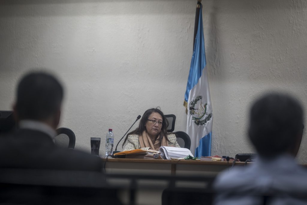 Abelina Cruz fue nombrada como jueza de mayor riesgo D en enero de 2024. Foto: Edwin Bercián.