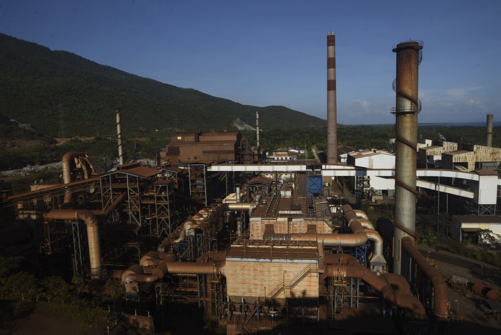 Vista general de la minera CGN, en el Estor Izabal, durante el estado de Sitio decretado por el expresidente Alejandro Giammattei en 2021.