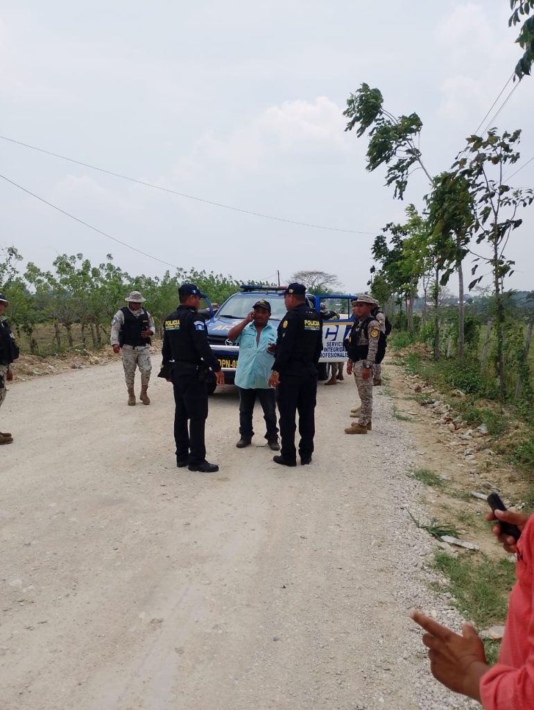 Detención de Matías Pop en 2020 en Tierra Blanca, Sayaxché. Foto: cedida.