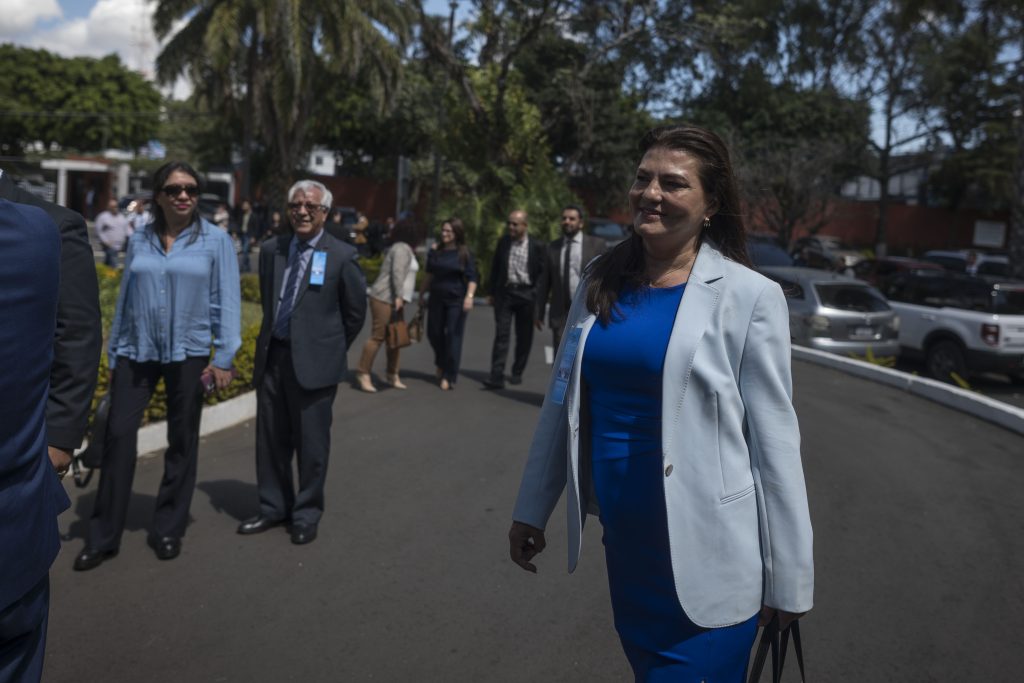 Patricia Gámez y la planilla 10 lograron la mayoría de votos para participar en una segunda ronda electoral. FOTO: Edwin Bercián