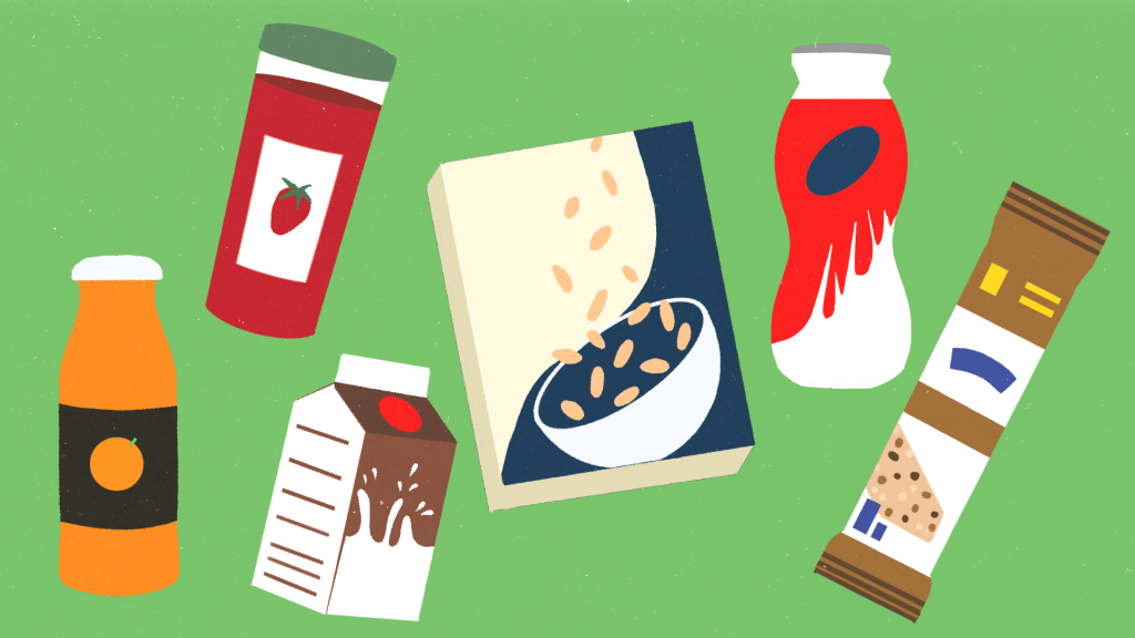 Los alimentos con exceso en azúcar están asociados al diabetes, una de las epidemias silenciosas en Guatemala. Ilustración: Diego Orellana.
