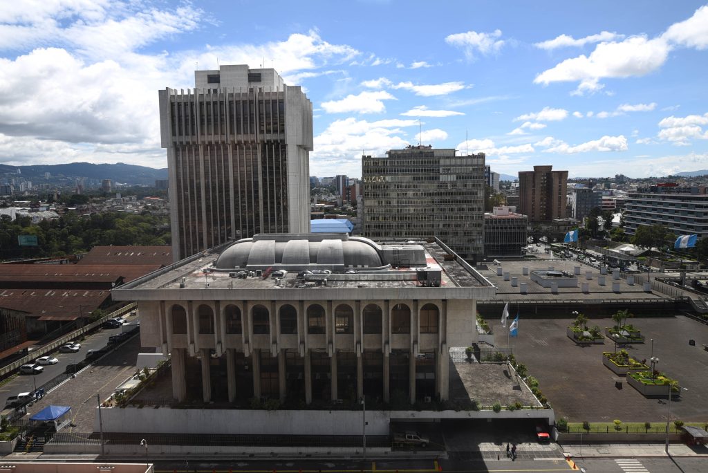 Fachada de la Corte Suprema de Justicia ubicada en la ciudad de Guatemala. Foto/Edwin Bercián