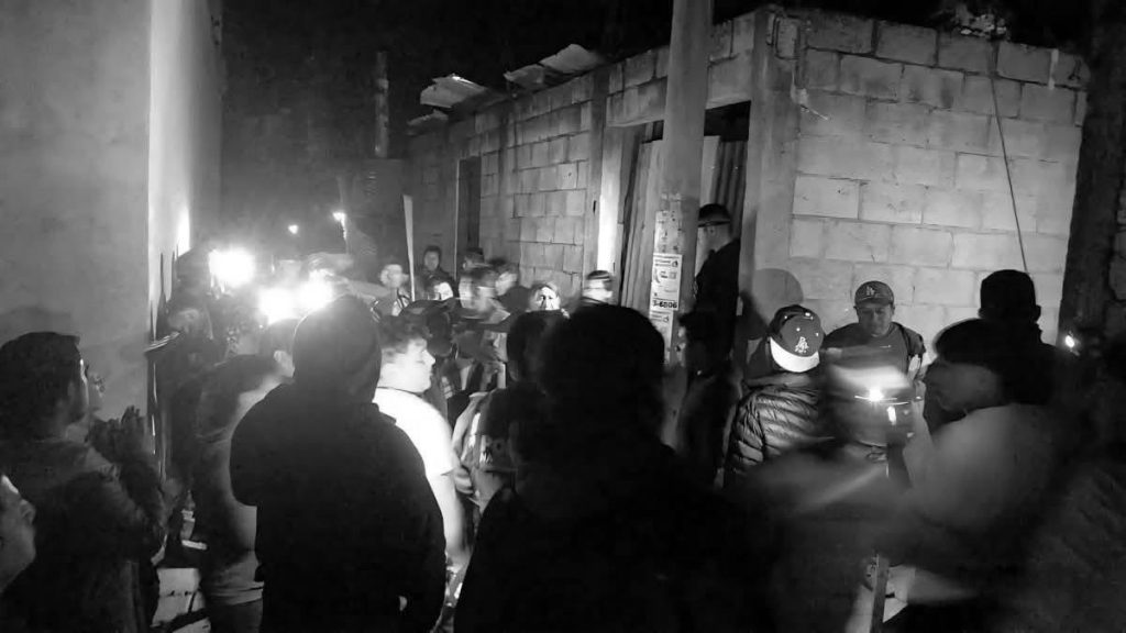 Captura de pantalla de los linchamientos en Santa María de Jesús. Imagen de Noti Sacatepéquez