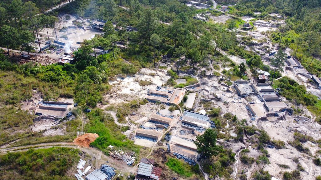 Foto dron de la comunidad Villa Belén. Foto: InsightCrime