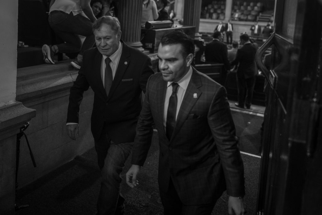 Luis Colindres, nuevo presidente de la Junta Directiva del Congreso de la República, noviembre de 2025