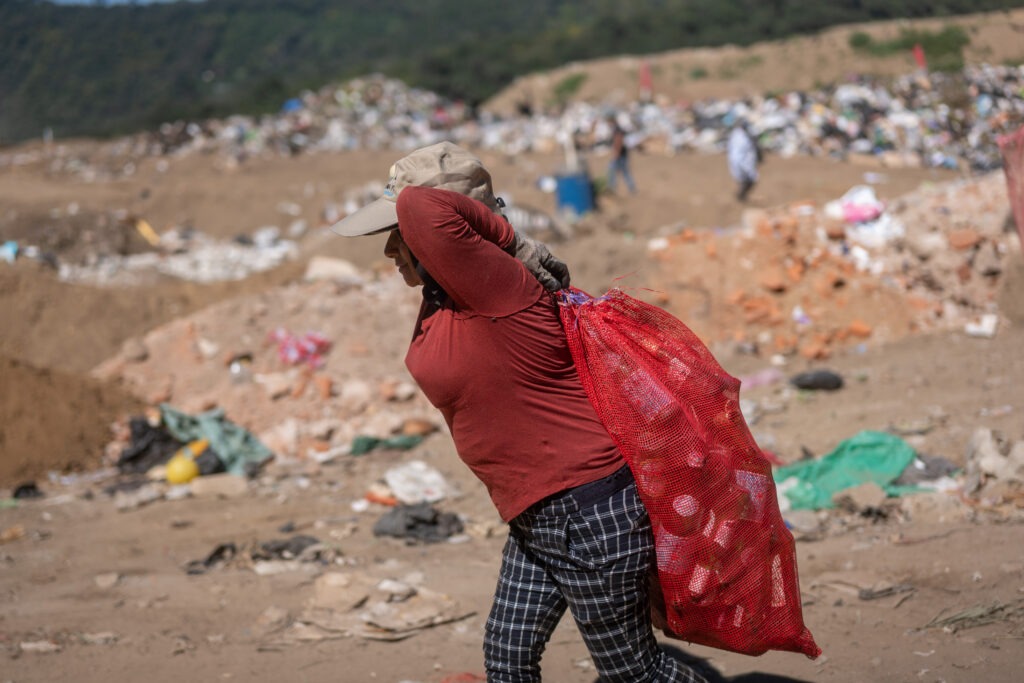 Las reccicladoras de Choconal. 