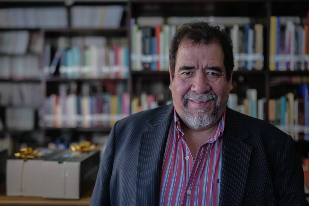 Alejandro Rodríguez, abogado en investigador de Impunity Watch en entrevista sobre las elecciones de segundo grado. Foto: Edwin Bercián