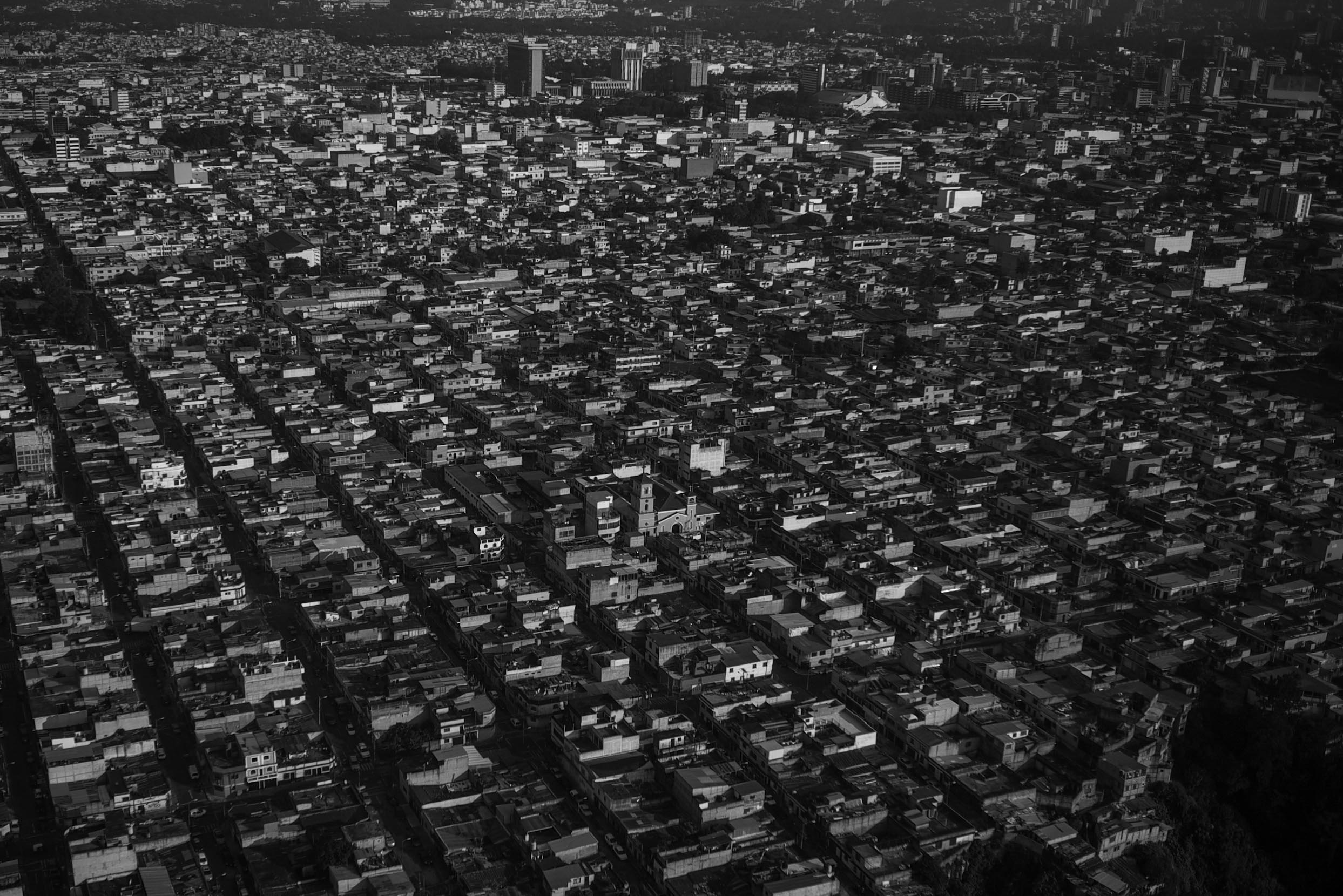 Vista aérea de la ciudad de Guatemala el 15 de noviembre de 2020. Foto/Edwin Bercián